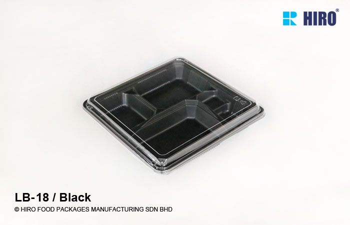 Lunch Box LB-18 Black lid