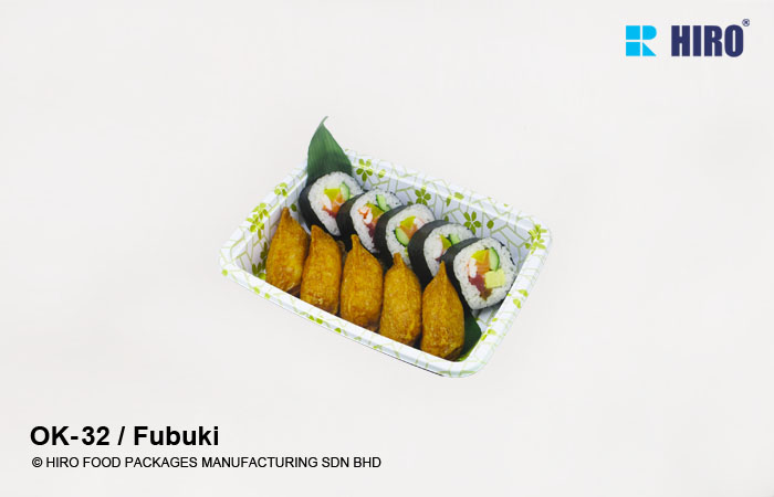 Sushi Platter OK-32 Fubuki with food