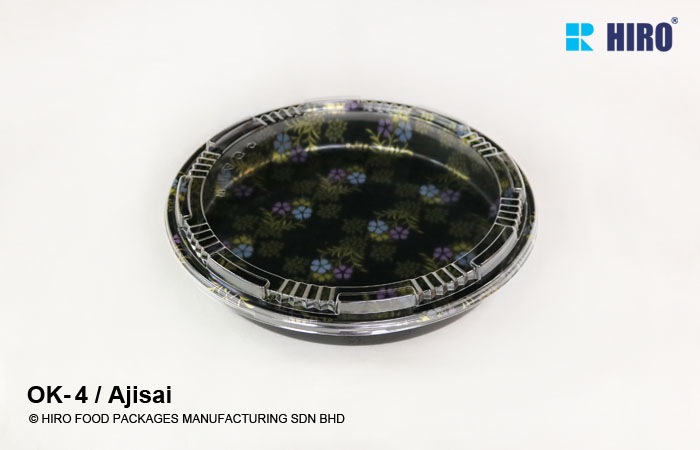 Sushi Platter OK-4 Ajisai with lid