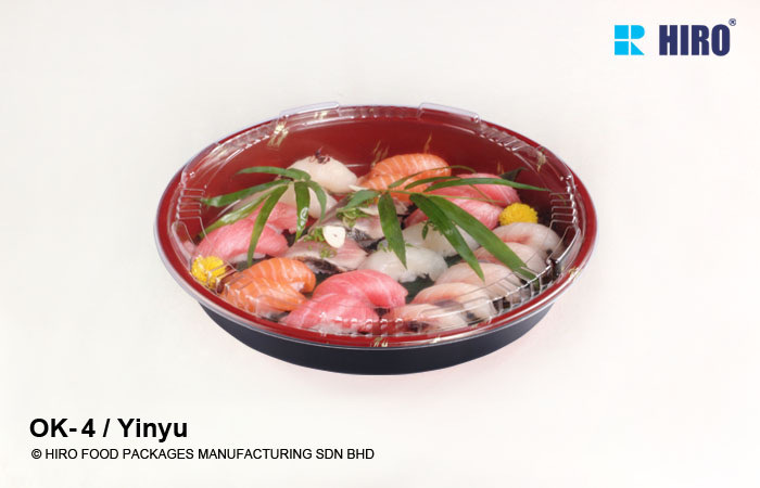 Sushi Platter OK-4 Yinyu with food