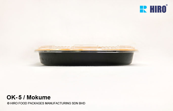 Sushi Platter OK-5 Mokume side view