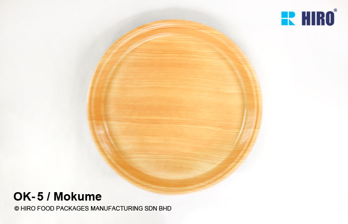 Sushi Platter OK-5 Mokume top view