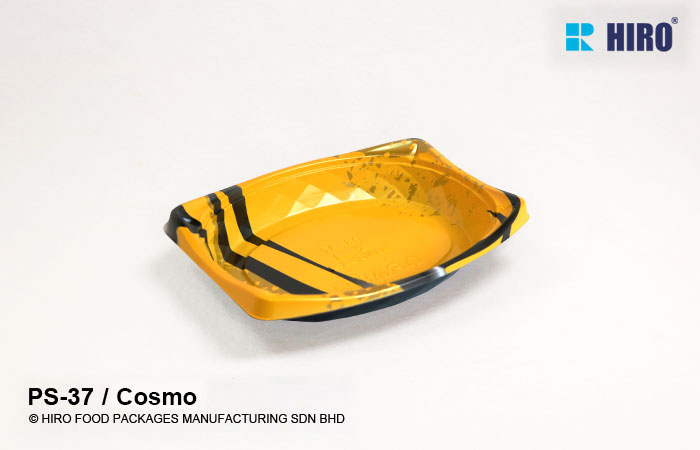 Round Diamond shape food container PS-37 Cosmo