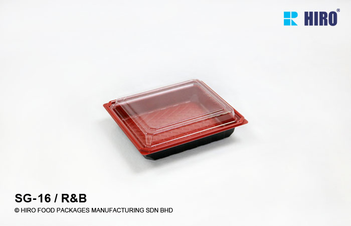 Sushi Tray SG-16 R&B with lid