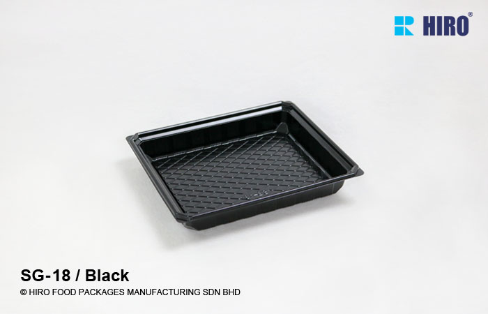 Sushi Tray SG-18 Black