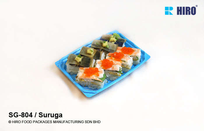 Sushi Tray SG-804 Suruga with food