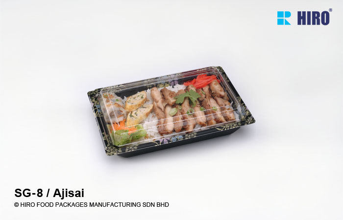 Sushi Tray SG-8 Ajisai with lid