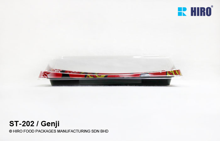 Sushi Tray ST-202 Genji with lid side