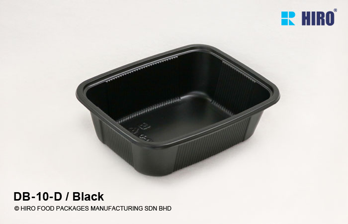Square donburi DB-10-D Black