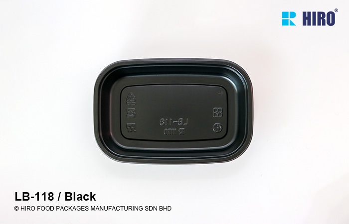 Lunch Box LB-118 Black Top