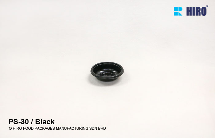Sauces dish PS-30 Black