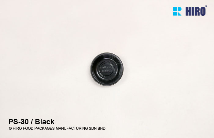Sauces dish PS-30 Black top