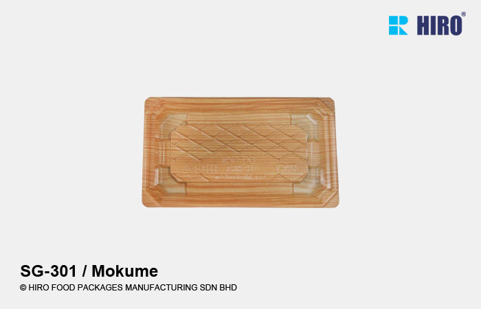 Sushi Tray SG-301 Mokume top