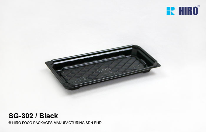 Sushi Tray SG-302 Black