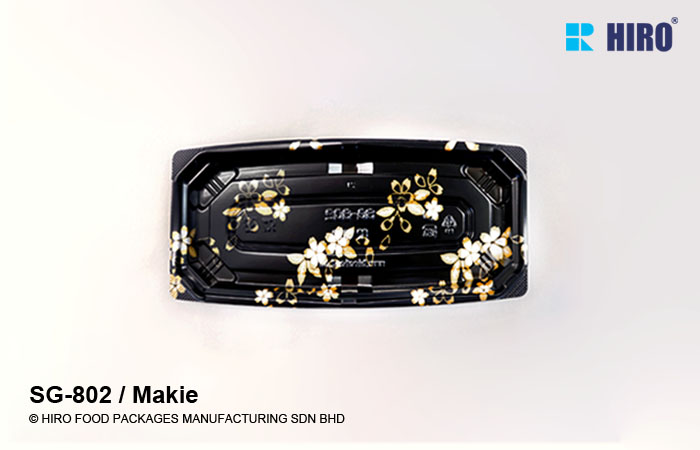 Sushi Tray SG-802 Makie top