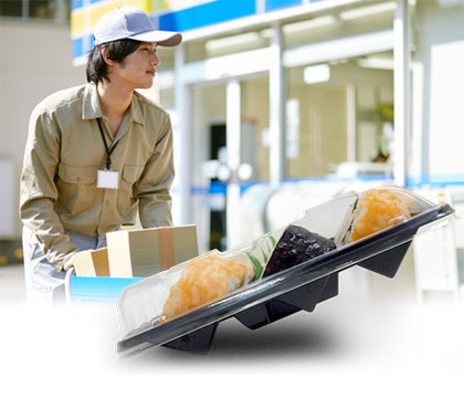 HIRO's disposable food containers can carry safely.